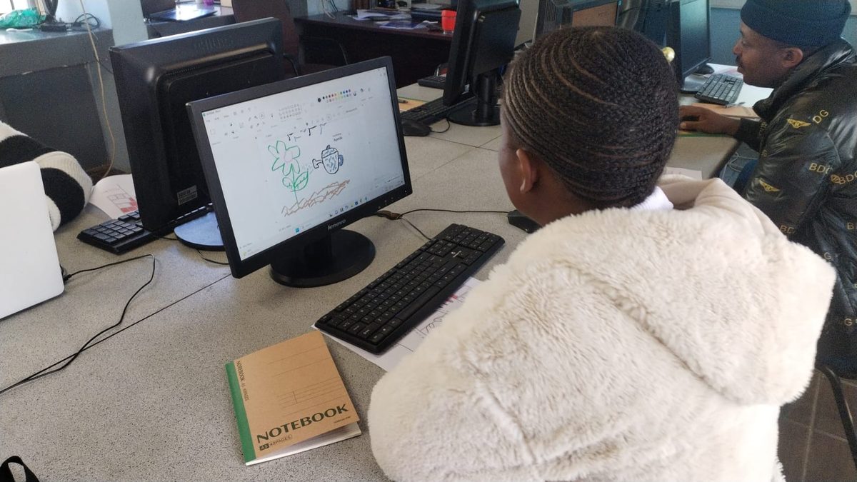 Learners at work in a NIBS session.